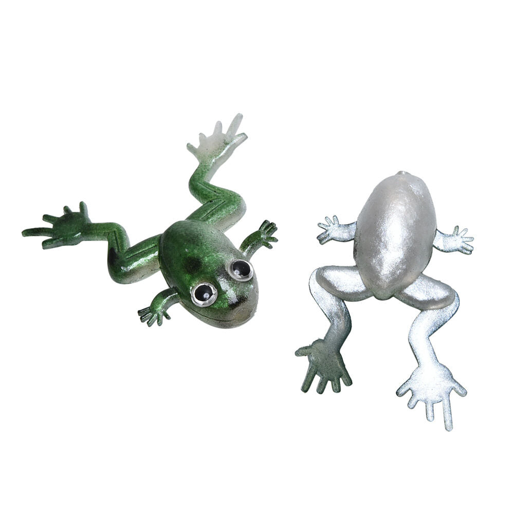 10x Artificial Lifelike Soft Baits Frog Lures Fishing Tackle Bait Silicon.l8