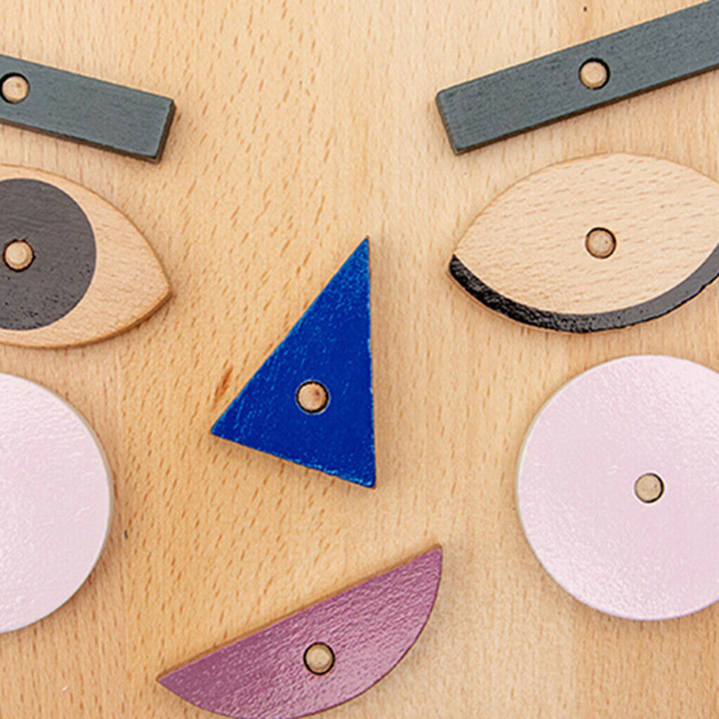 Face Changing Expression Panel Emotion Cognition Blocks Educational Toys