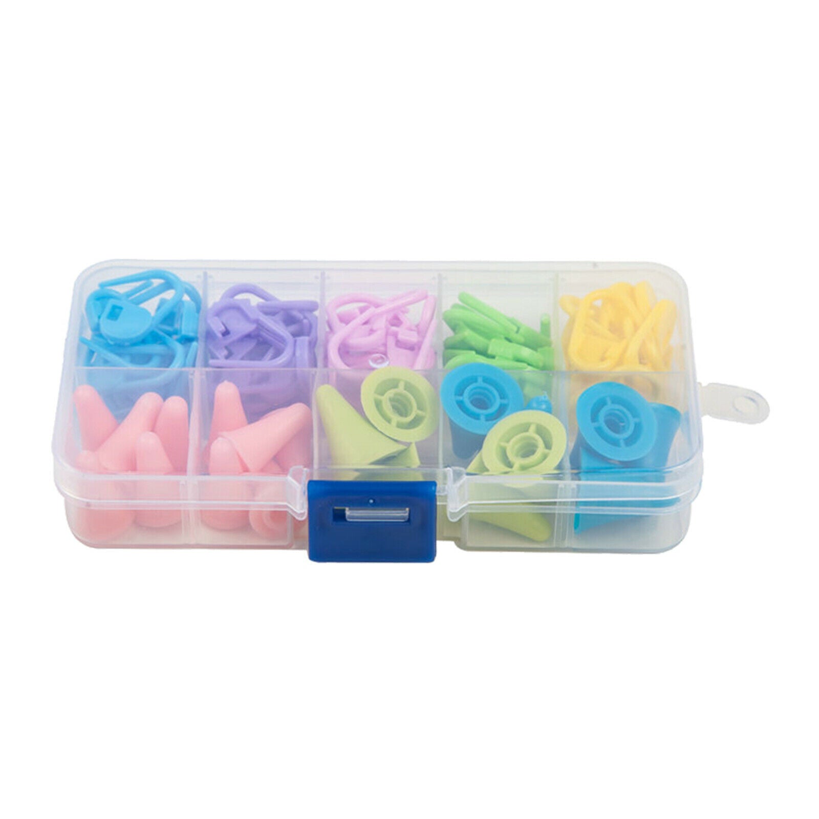 Knitting Crochet Accessories Set 60x Stitch Markers 20pcs Needles Stoppers