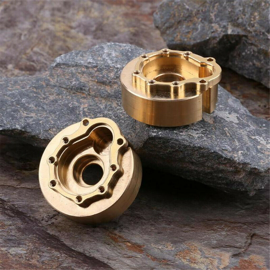 2x Brass Counterweight Housing For 1:10 RC Crawler  -4