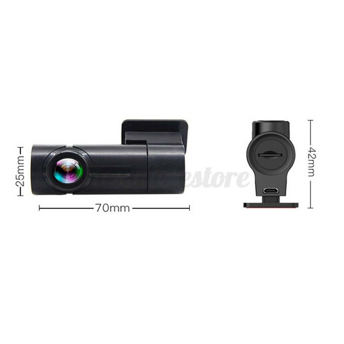 1080P HD WIFI Hidden Mini Car Recorder Car DVR Dash Cam 140Â° Wide Night Vision