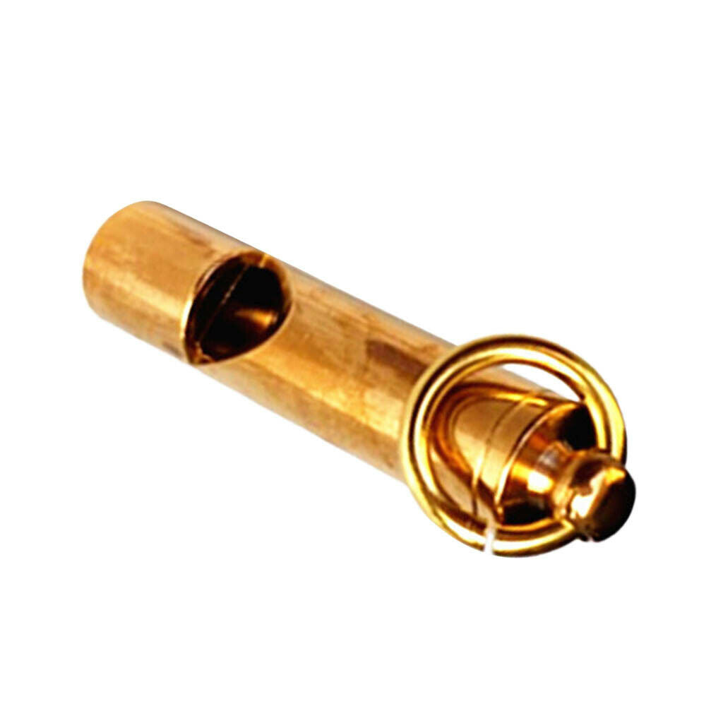 2Pcs Durable Soild Brass Safety Whistle for Scuba Diving Camping Outdoor Water