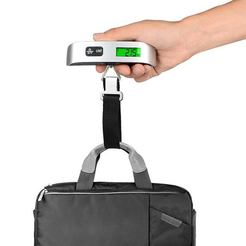 110lb / 50kg Portable Electronic Luggage Scale Suitcase Travel Scale Weighs