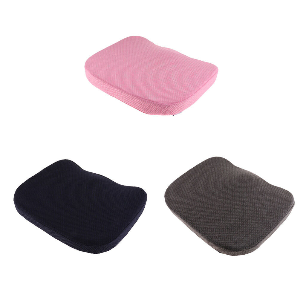 Comfort Chair Pad seat cushion with Zippered Cover for office chair Car Pink