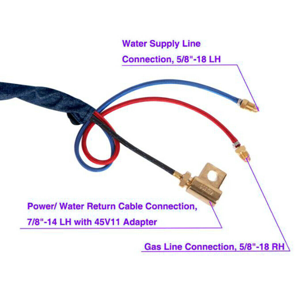 WP-20F Series Argon Arc TIG Welding Torch Head Kit 250Amp