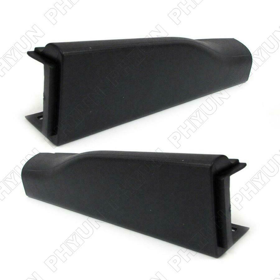 For Ford F-250 F-350 Left Right Side Flex Step Tailgate Moulding Trim Cap Black
