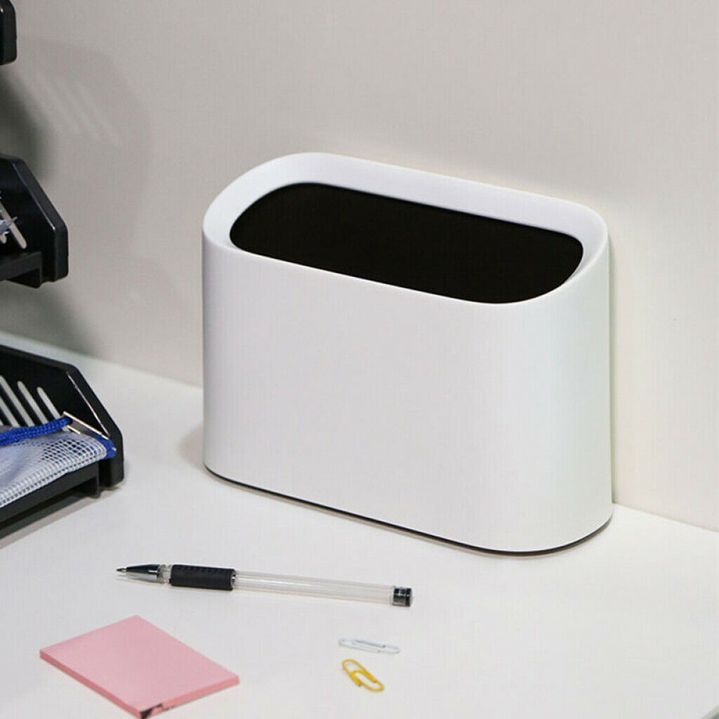 Mini Plastic Trash Can Office Garbage Wastebasket for Office Bathroom Dorm