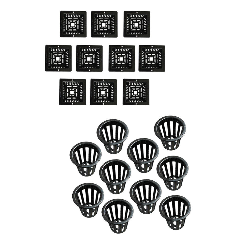 20Pcs Small Pond Planting Basket Kit, Solid  Soilless Cultivation Planting