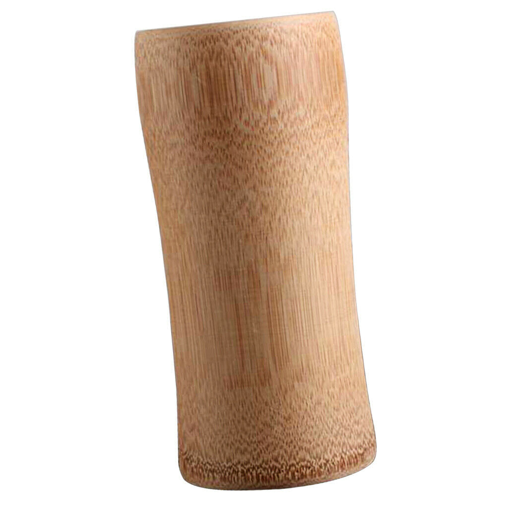2 Pieces Solid Bamboo Wooden Drinking Mug Coffee Tea Wine Beer Cup Glass