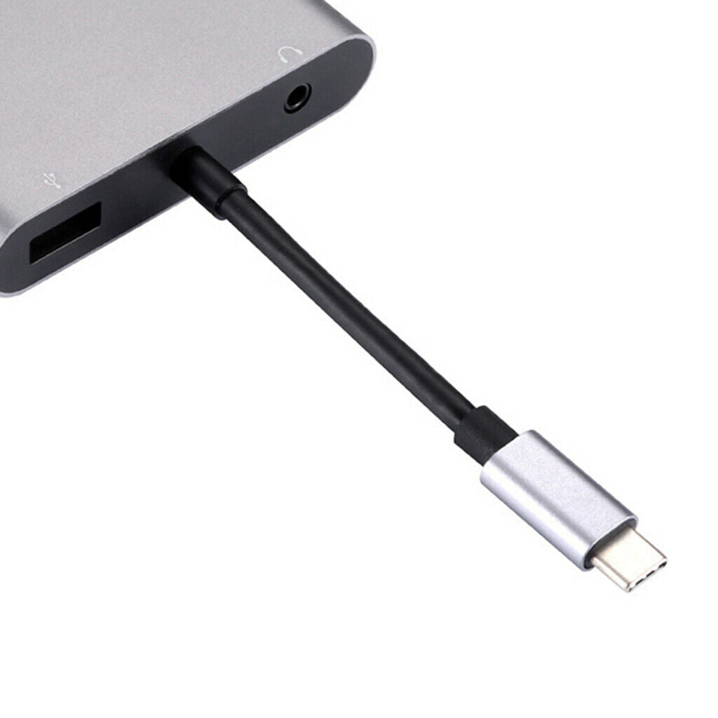USB C Hub USB-C Type C to HDMI USB3.0 PD VGA 3.5MM Port 4K for Sumsung