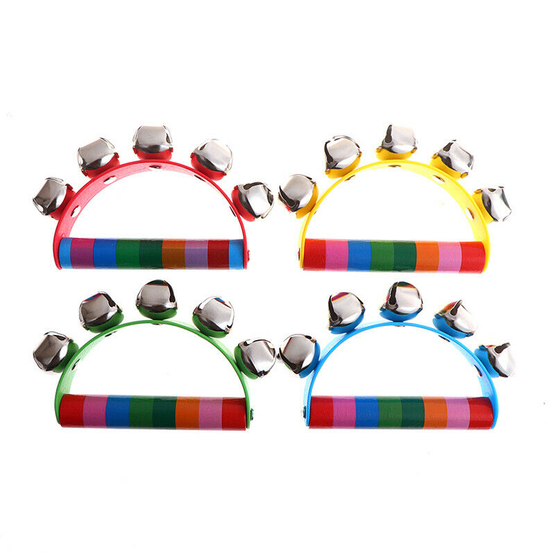 Baby Toys Jingle Shaking Bell Musical Instrument Hand Held Toddler Rattl.l8