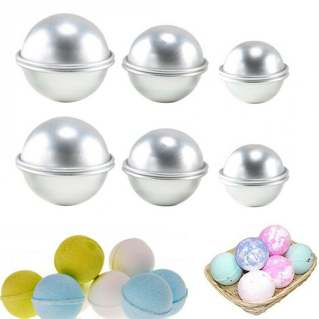 6Pieces DIY Bath Bomb Molds Kid's Bakery Homemade Cupcakes Mold Baking Tools