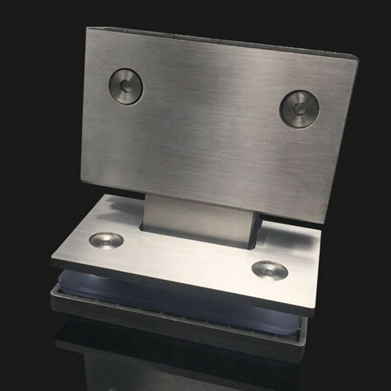 304 Stainless Steel Bathroom Clamp Shower Room Glass Hinge eless Glass Door P7E3