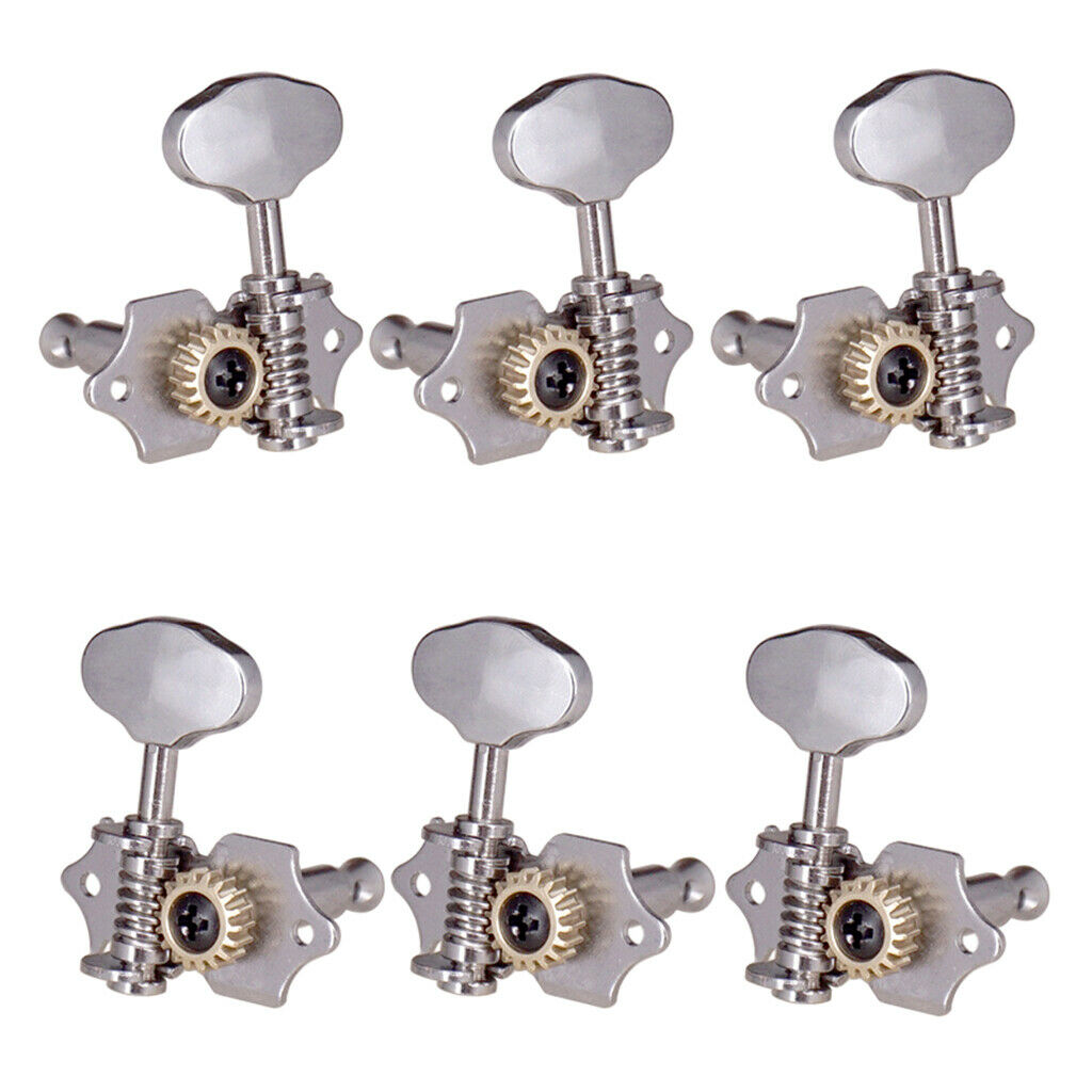 Open Style Guitar Tuning Peg Tuners 3R3L Button for Electric Guitar Parts