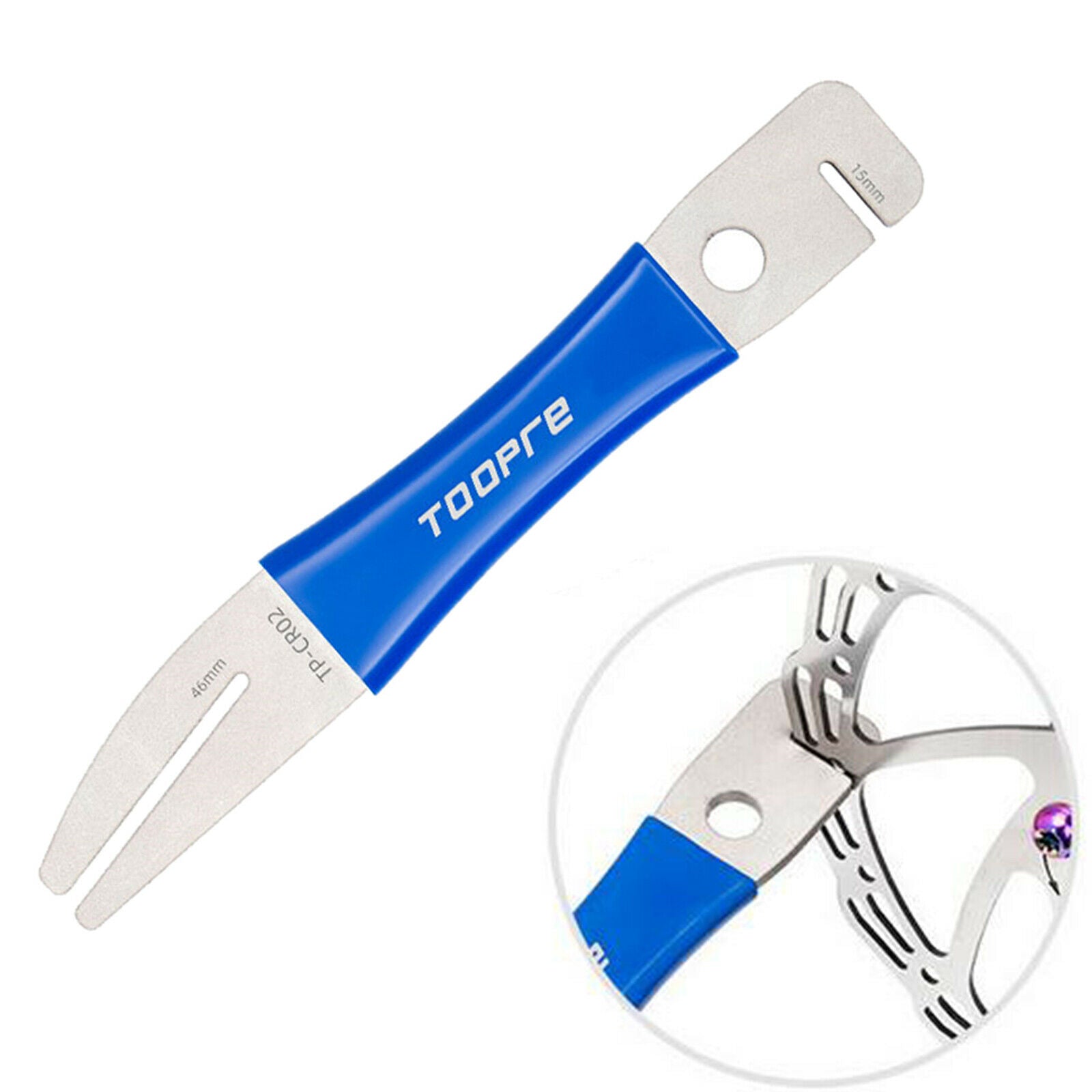 Bicycle Disc Brake Rotor Alignment Truing Tool Cycling Bike Wrench Correct