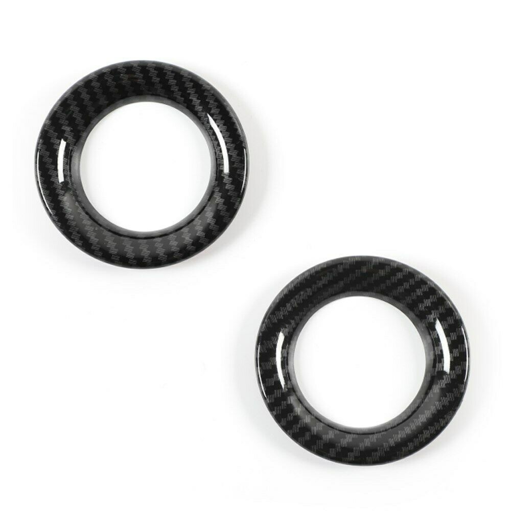 Carbon Fiber Tailgate Light Ring Cover Trim For Durango Grand Cherokee 2011+ P