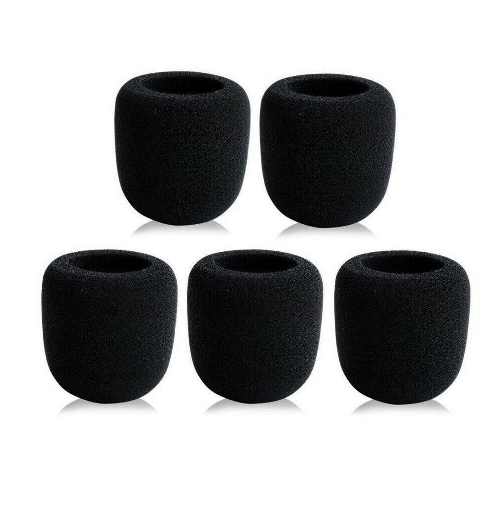 Professional KTV Microphone Foam Ball-Type Windscreen Black for Shure Vocal Mics