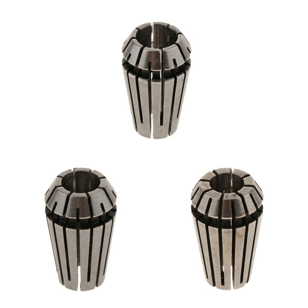 3 Piece ER16 Spindle Collet Milling Lathe Tool High Precision Parts Supplies