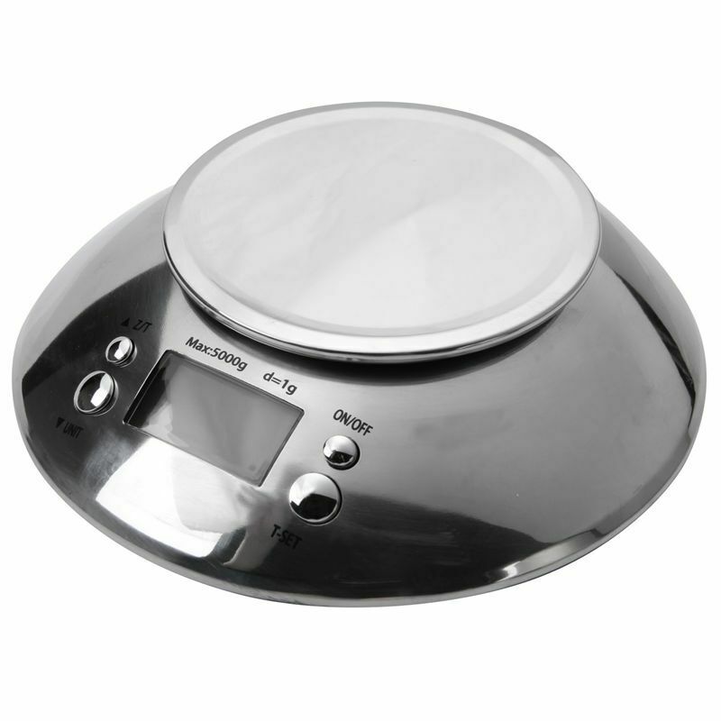 Stainless Steel Kitchen Scale 5kg/1g Electronic Scale Kitchen Food Balance CuiD9