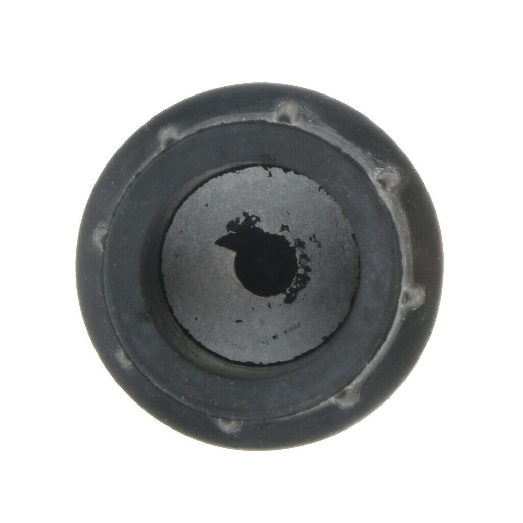 4x 25mm Black Trekking Hiking Pole Rubber Tips Feet Cover End Caps Protector
