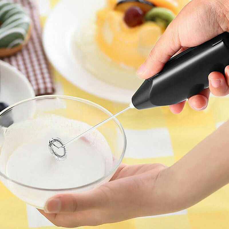 1Pcs Electric Milk Frother Drink Foamer Whisk Mixer Stirrer Coffee Egg Be.l8