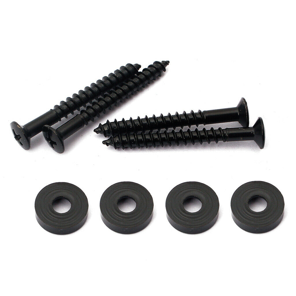 4Set   Neck   Joint   Bushings   And    - Electric   Guitar   Parts   Black