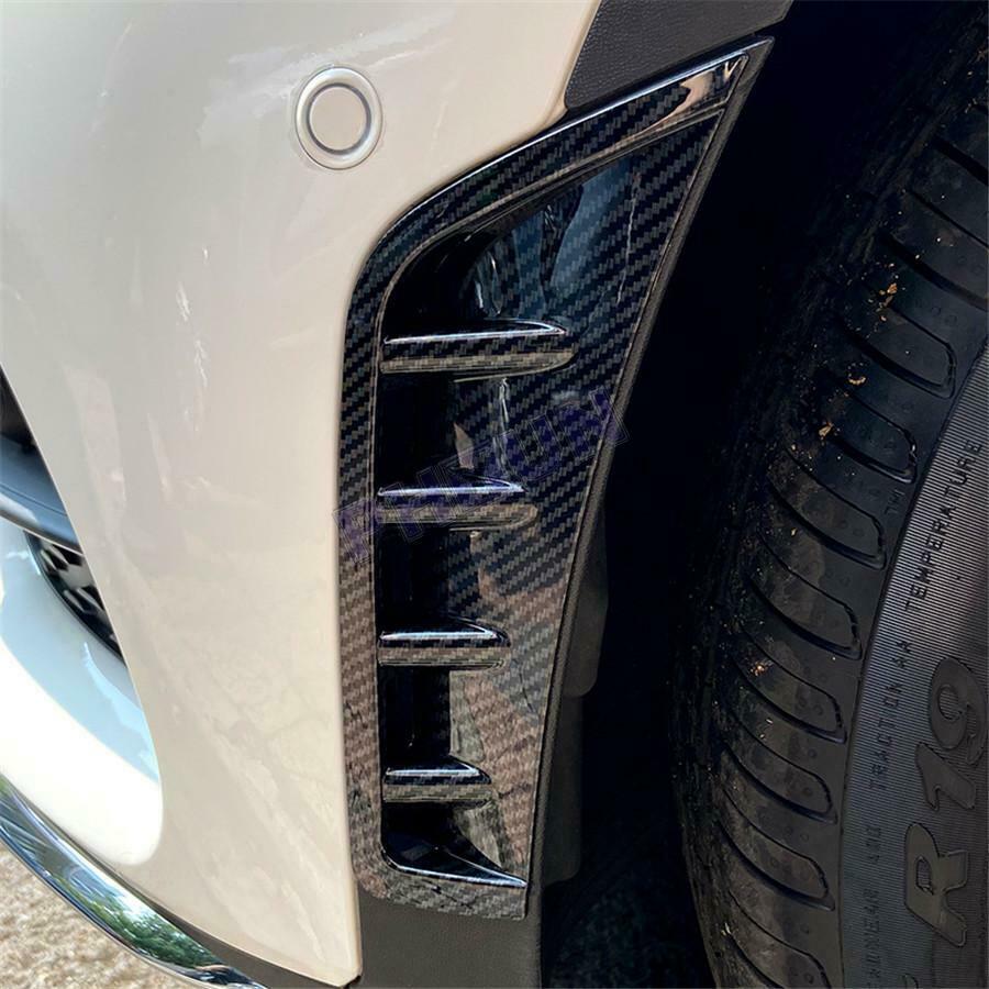 2x Front Bumper Side Air Vent Splitter Spoiler For Mercedes GLC Series Class