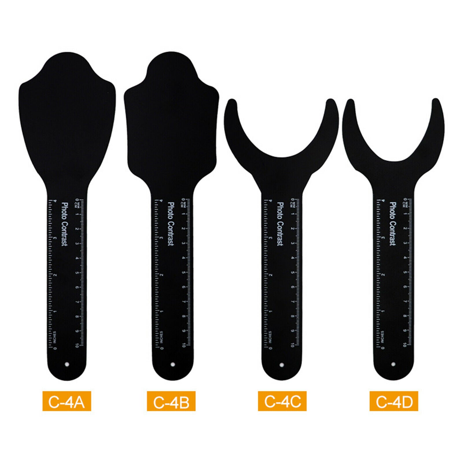 Alloy Dental Photo Contrast Black Background Board Retractors Backdrop C 4A