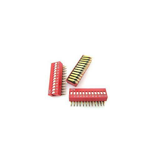 [20pcs] DA-12-DIP DIP Switch 12 Position THT