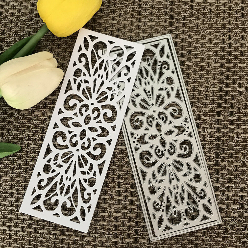 Rectangular hollow lace MetalCutting Die For DIY Scrapbooking Album PaperC.l8
