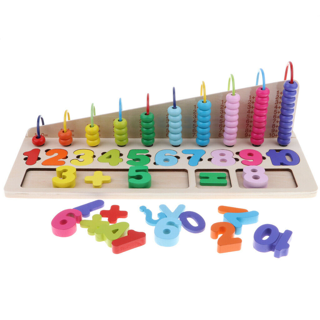 Educational Toys Mathematical Calculation Frame of 10 Sticks 23 * 18 * 14cm