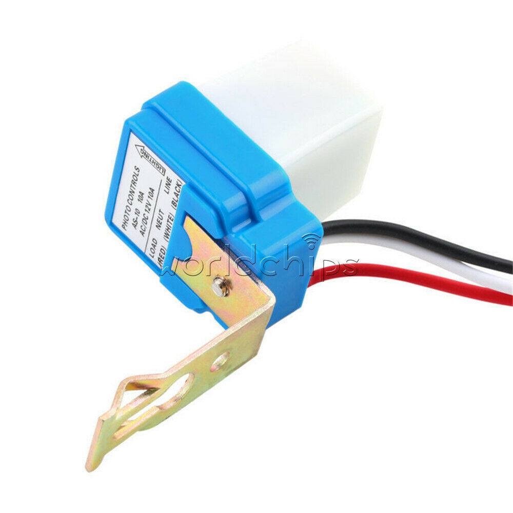DC/AC 12V AS-10 Street Light Switch Automatic On-Off Photo Control Sensor