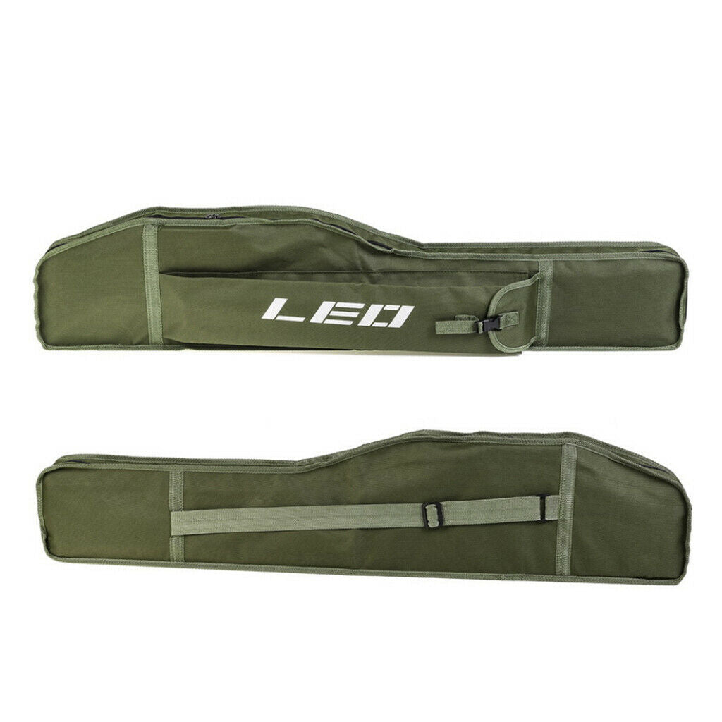 120cm Fishing Rod Bag Large Capacity Polyester Tackle Case Shoulder Pouch