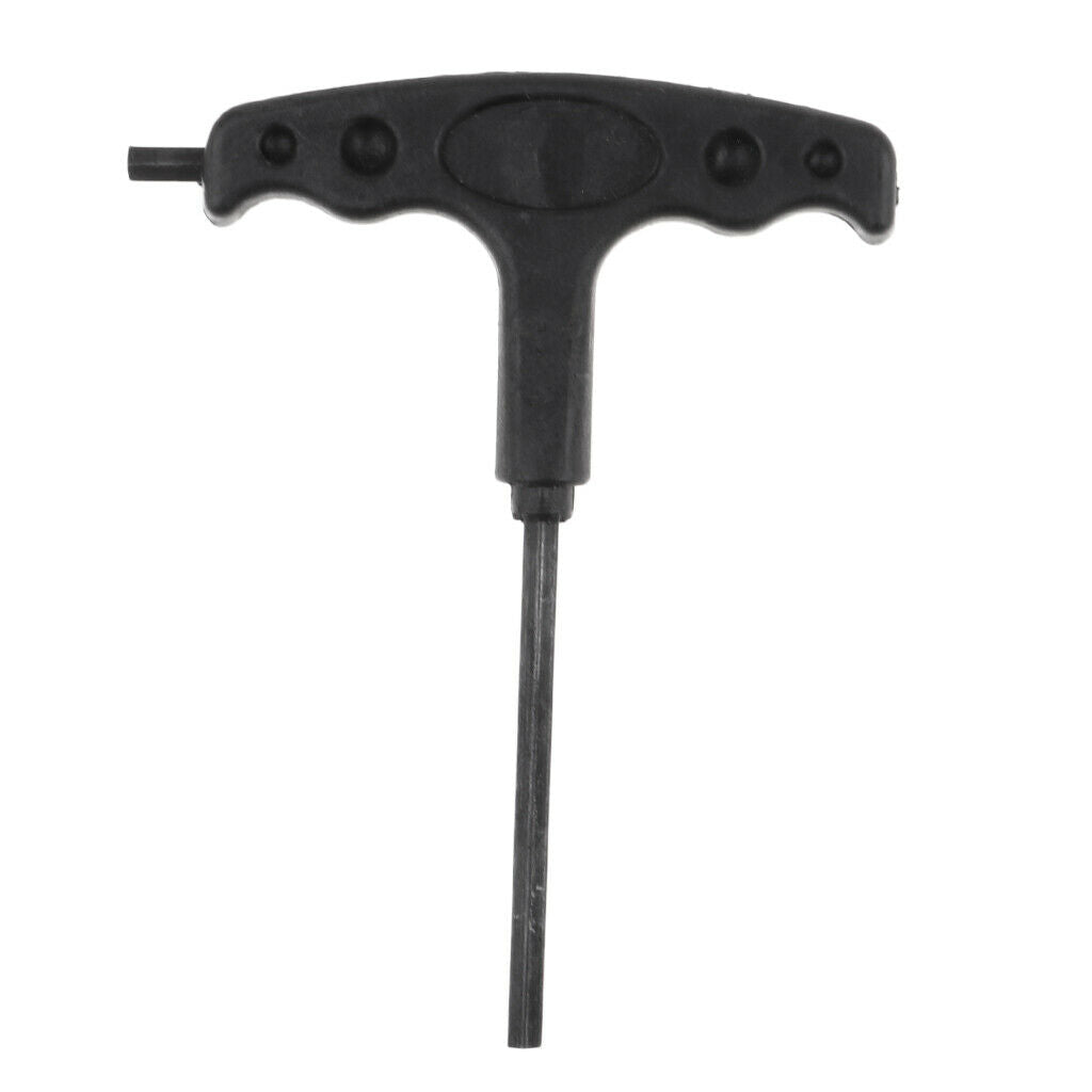Inline Skates T Handle Wrench Hexagon Spanner Inline Skate Tool Kit Black