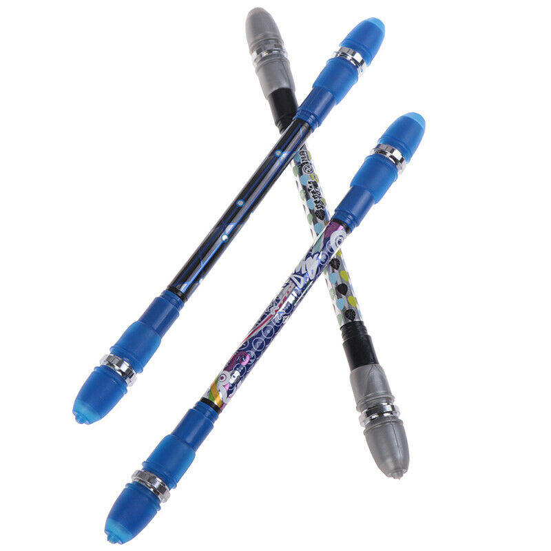 5091 Ball Point Penspinning Non Slip Coated Spinning Pen Learning Office .l8