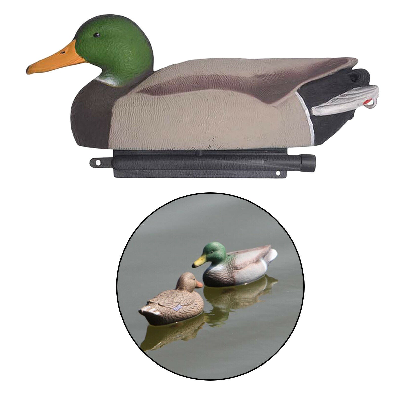 Foam Duck Hunting Decoy Full-Body Scarer Scarecrow Crow Decoys Shooting Decors