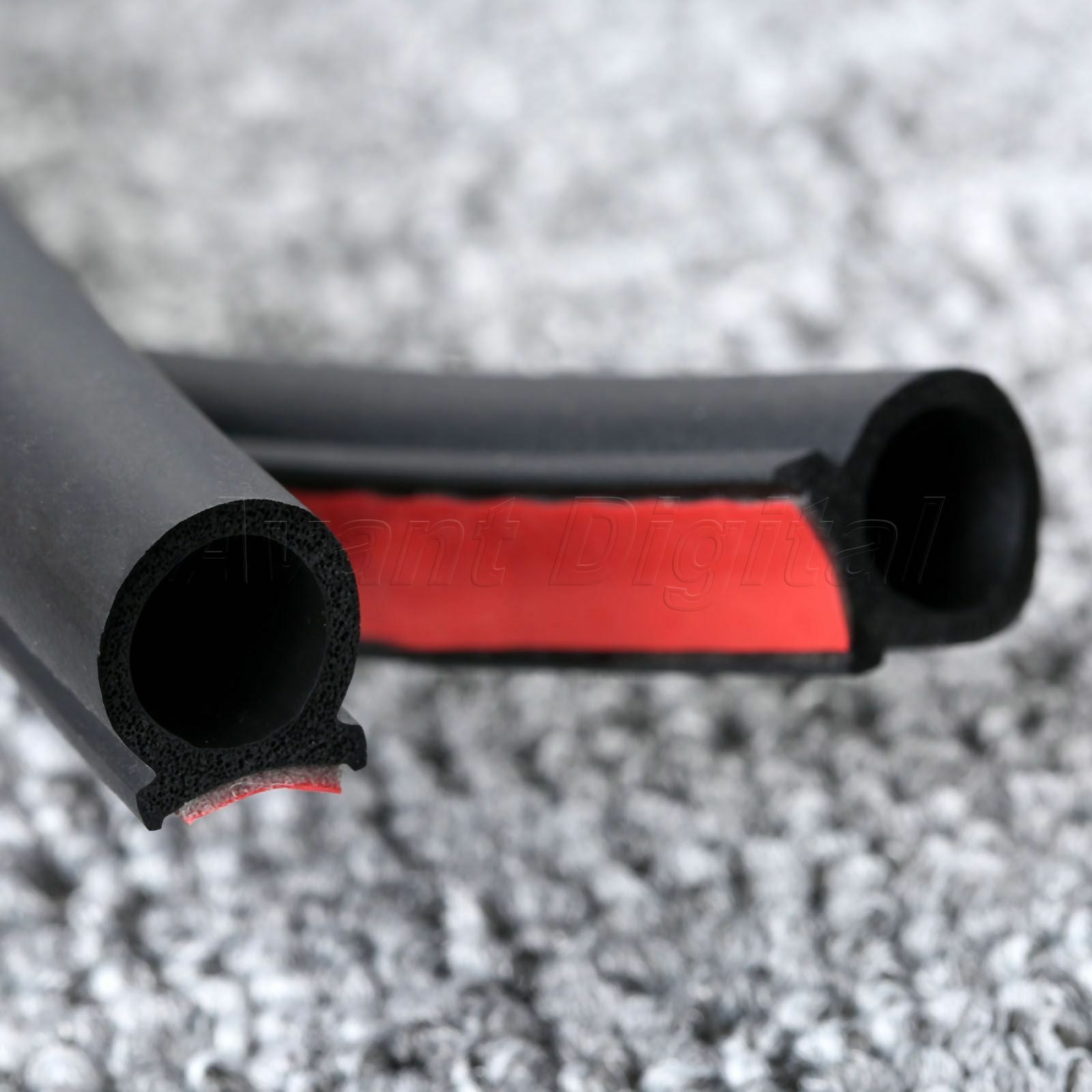 Weatherstrip Big D-shape Hollow Strip Universal Car Door Rubber Weather Seal 8M
