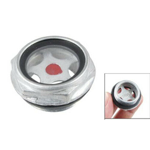 26mm Male Threaded Metal Air Compressor Oil Level Sight Glass N9U6U6