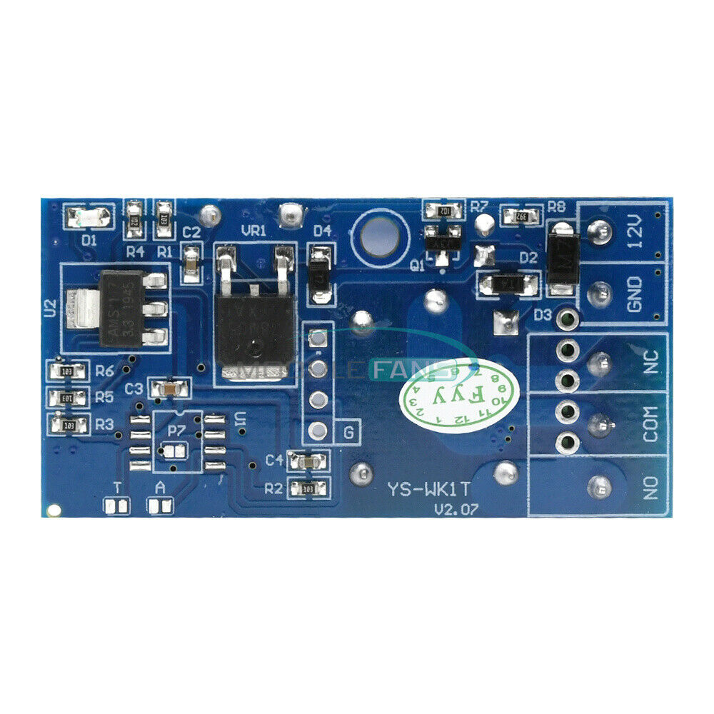 Wifi Relay Module Wireless Relay Switch Jog Mode Low Power DC 12V 5.2x2.8x2cm