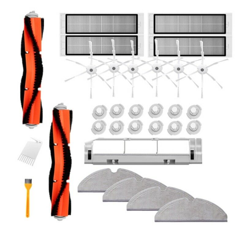 31Pcs for  Robot Vacuum Cleaner Part Kit Roborock S50 S51 Side Brush HEPA FiltV5