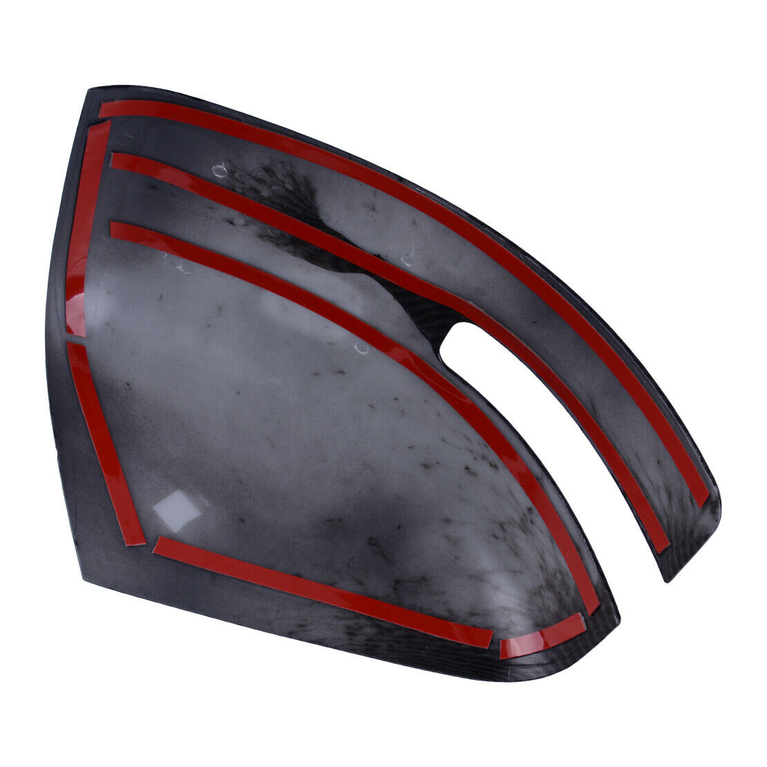 Carbon Fiber Style Side Door Wing Mirror Cover Fit For Jeep Renegade 15-18 Atn