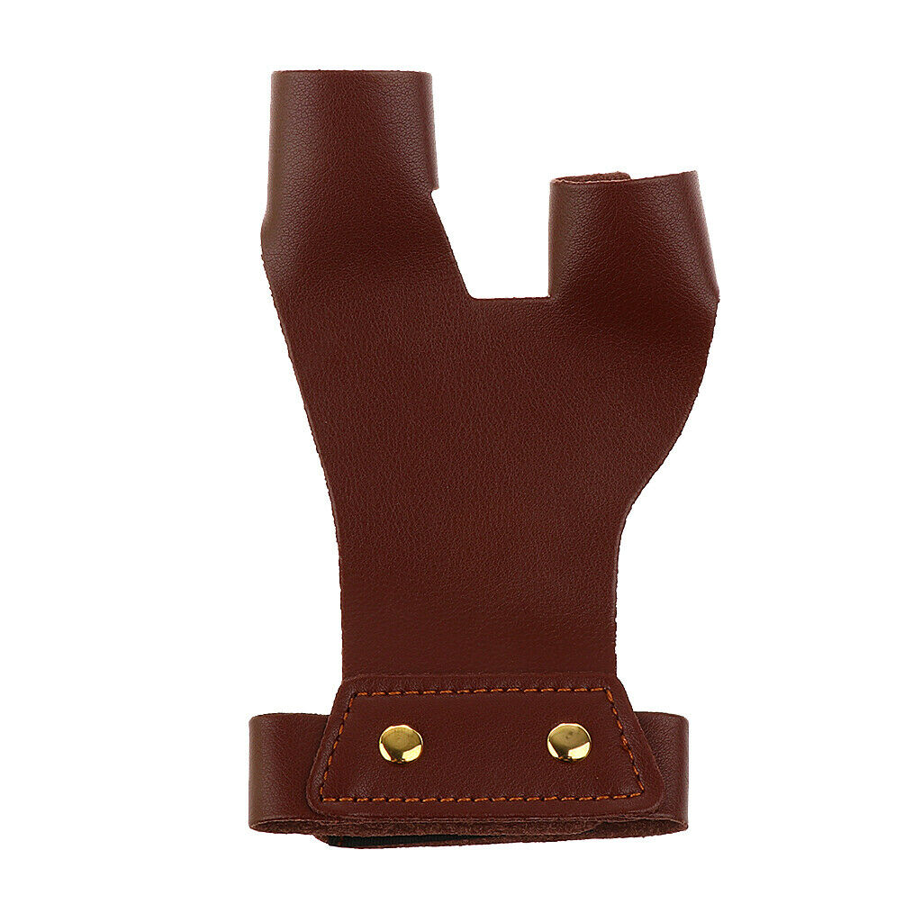 Cow Leather Archery Hunting Left Hand Protect Gear