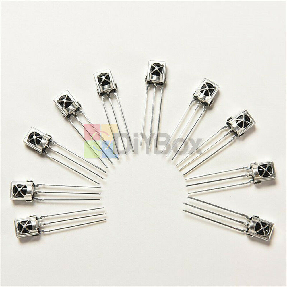 [100PCS] TL1838 VS1838B HX1838 Universal Infrared Receiver with Metal case A857