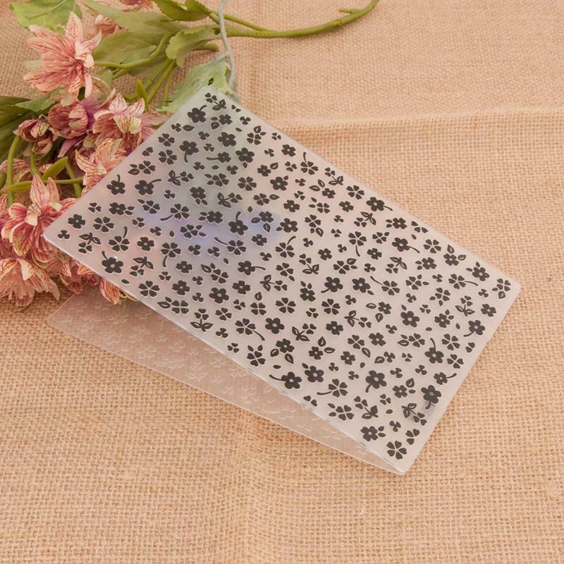 Clover Plastic Embossing Folder Stencil Template DIY Craft Making Scrapbooking