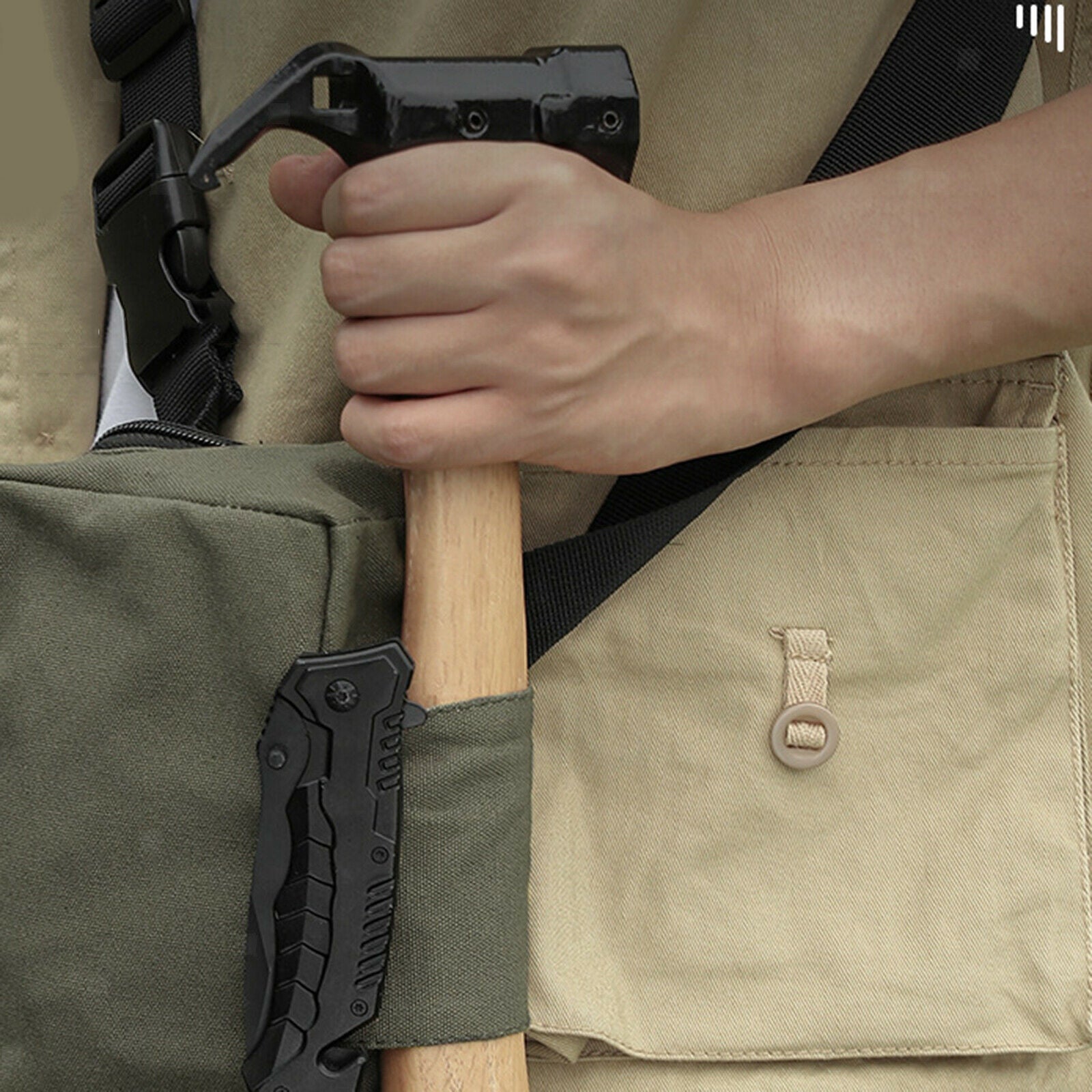 Tent Peg Storage Bag Stakes Organizer Holder Pouch Outdoor Accessories