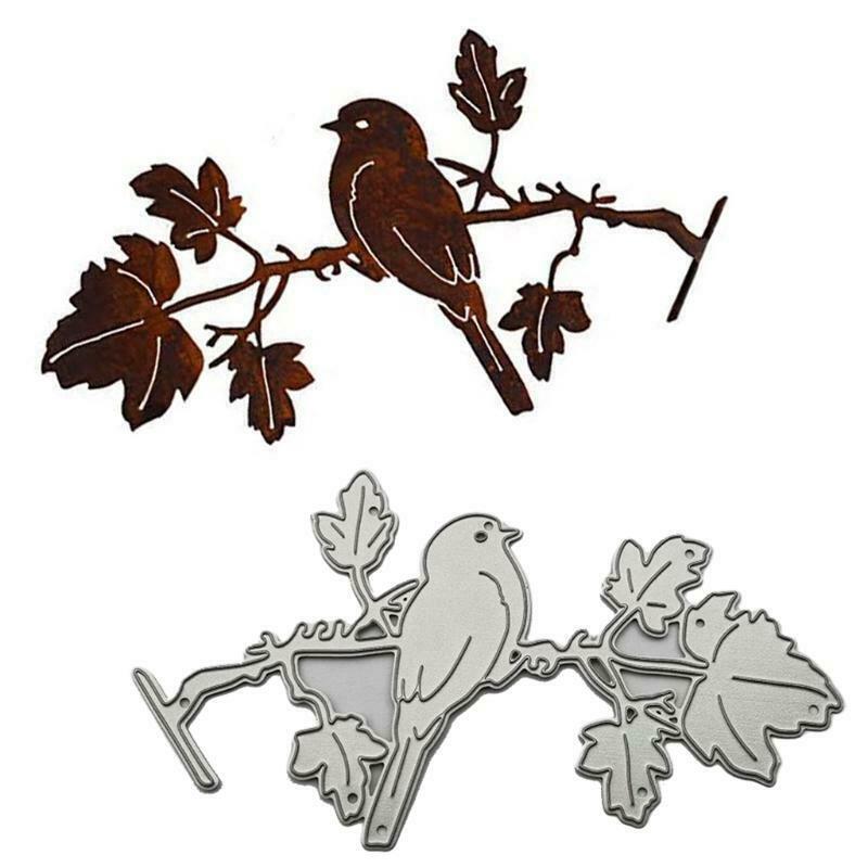 Leaf Bird Metal Cutting Dies Stencil DIY Scrapbooking Album Paper Card Template