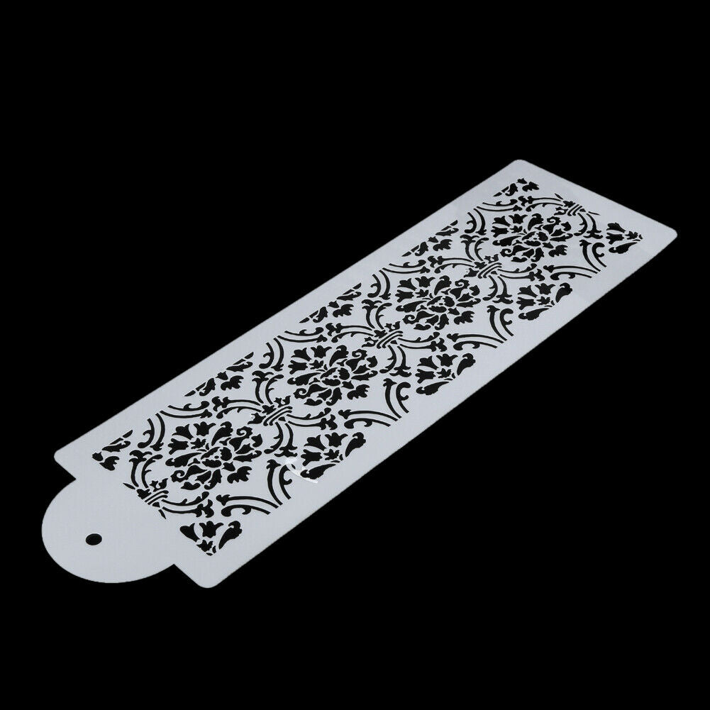 1pc Template Mold Baking Tool Lace Cake Cupcake Cookie Stencil Decor @