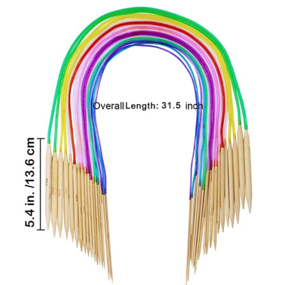 Bamboo Long Stick Needle Sweater Needle Bamboo Stick Needle Hand Knitting Tools
