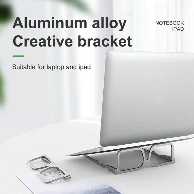 Creative Foldable Glasses Laptop Stand Ergonomic 18°-32° Laptop Stand SuitableE7