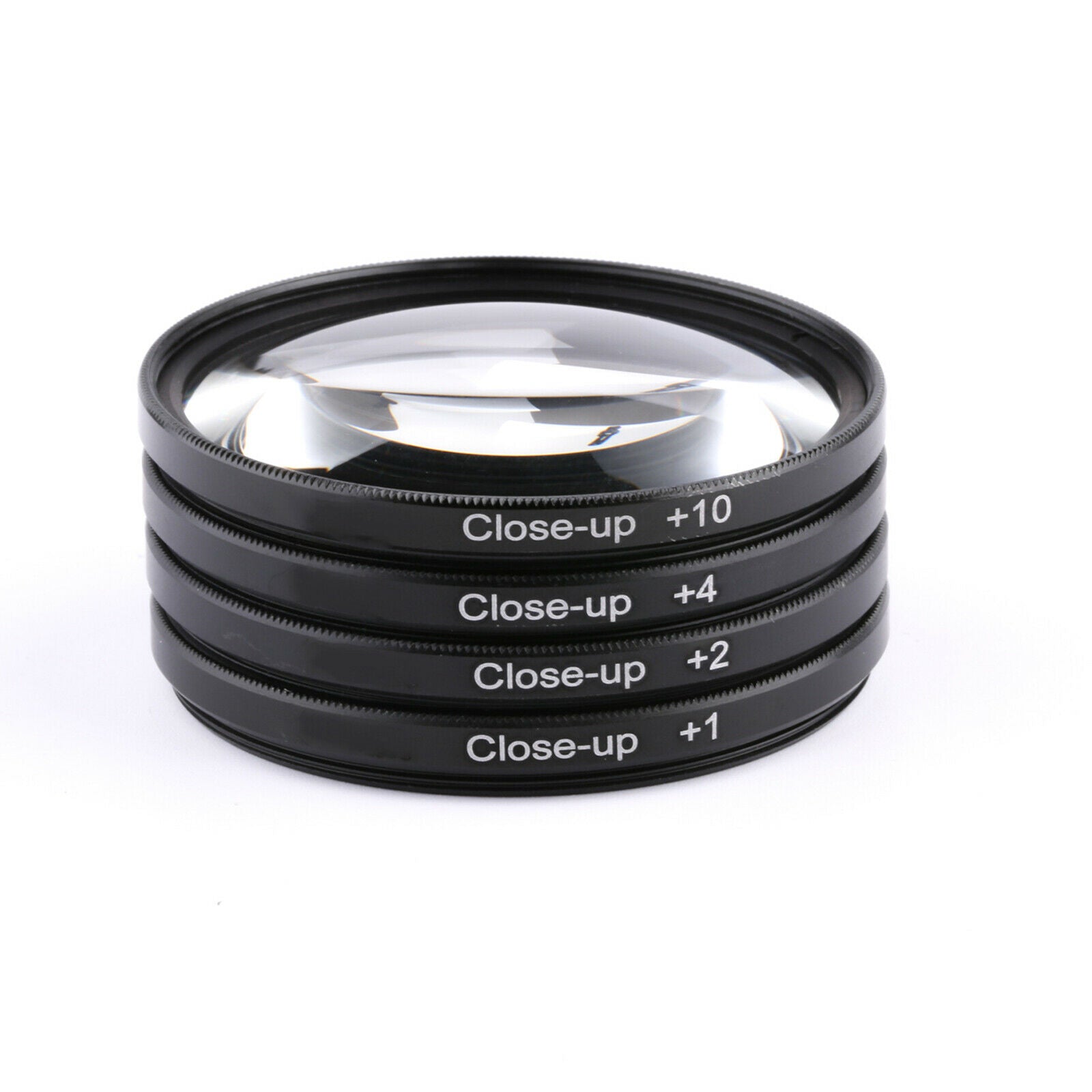 Close-up Kit +1 +2 +4 +10 Lens Set Optical Glass for Digital Cameras 67mm